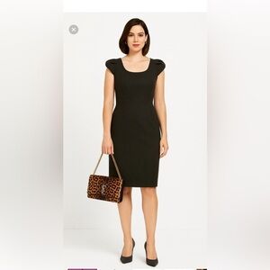 Dolce & Gabbana Black knee length wool Dress NWT size IT 40